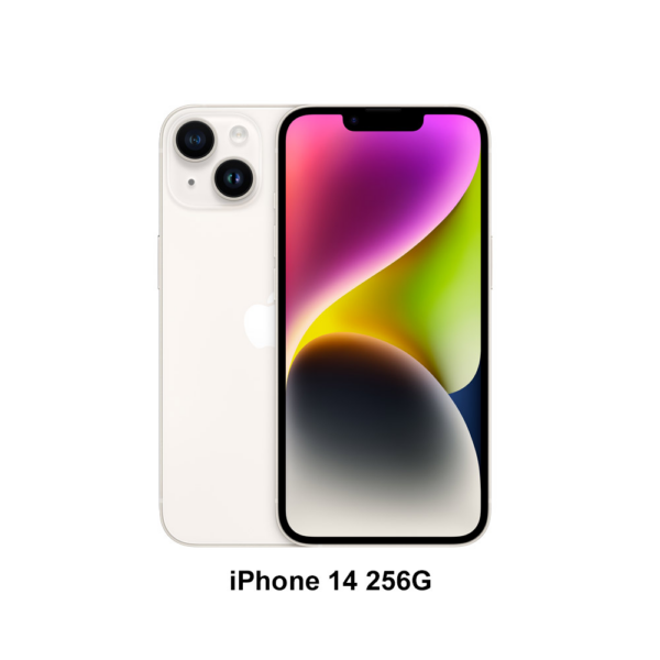 Apple iPhone 14 (256G)-星光色(MPW43TA/A)iPhone 14